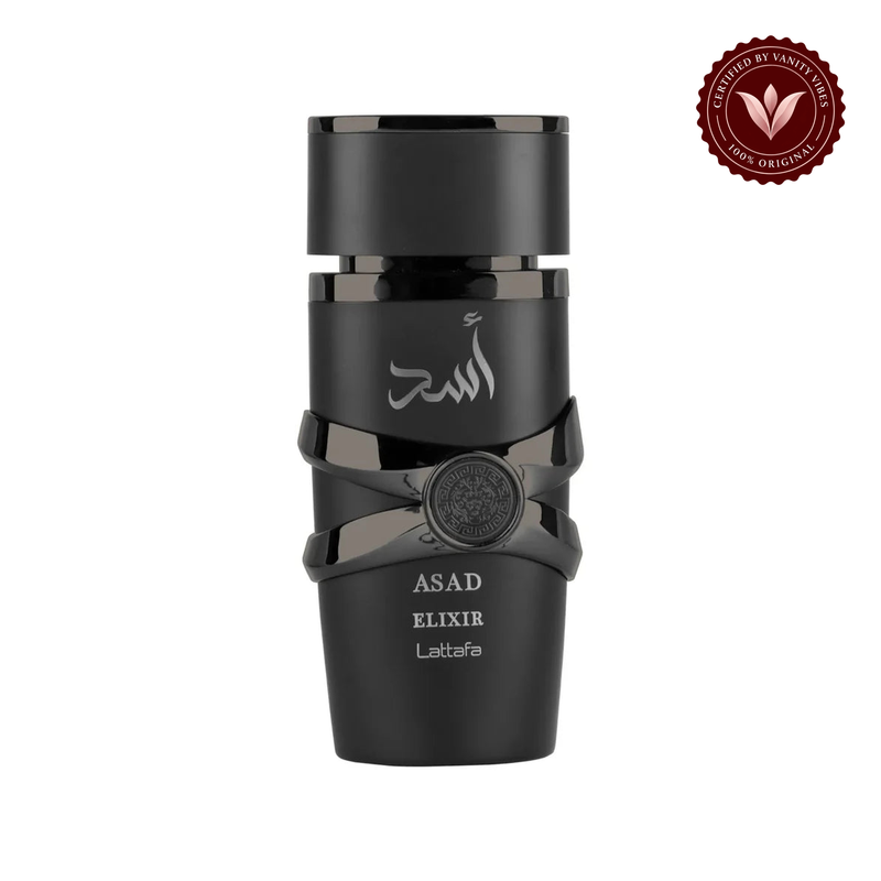 Lattafa Asad Elixir Eau de Parfum 100ml - Long Lasting Original Masculine Fragrance for Men — centered hero image
