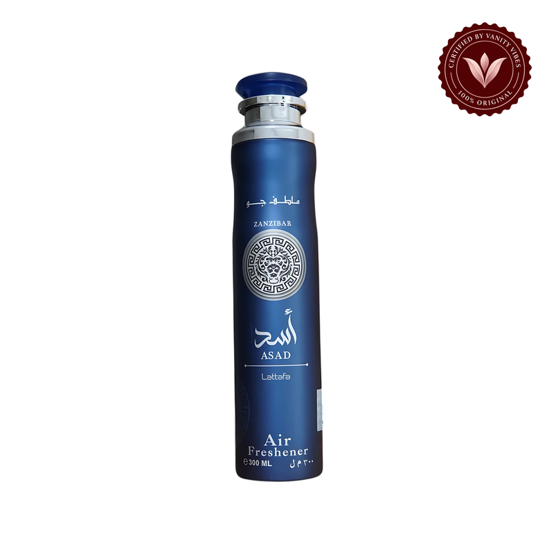 Lattafa Asad Zanzibar Air Freshener 300ml — centered hero image