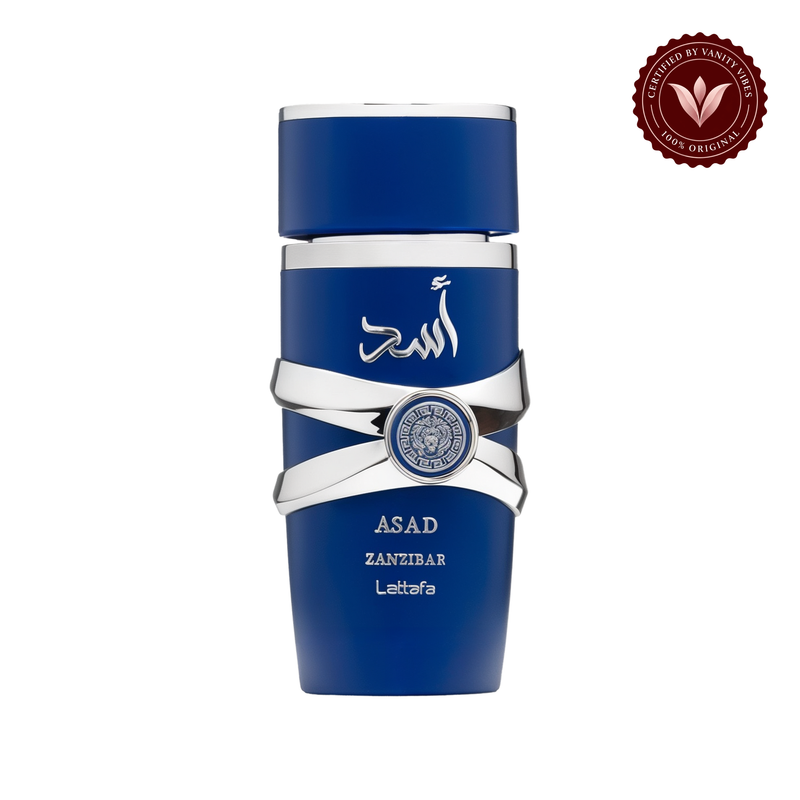 Lattafa Asad Zanzibar Eau De Parfum for Men 100ml | 2024 Edition Original Perfume — centered hero image