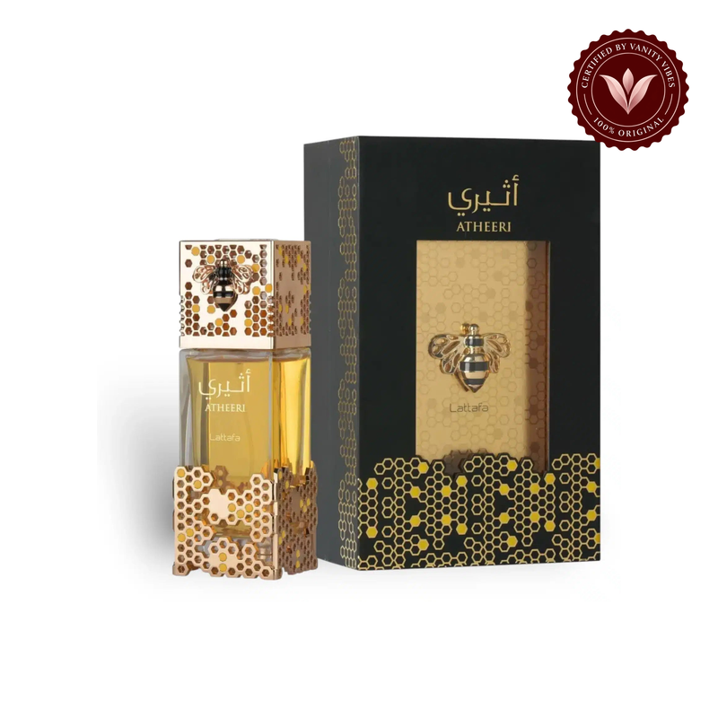 Lattafa Atheeri Eau de Parfum 100ml - Long Lasting Original Floral Gourmand Unisex Fragrance for Men & Women — alternate product view