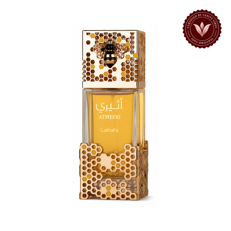 Lattafa Atheeri Eau de Parfum 100ml - Long Lasting Original Floral Gourmand Unisex Fragrance for Men & Women — centered hero image