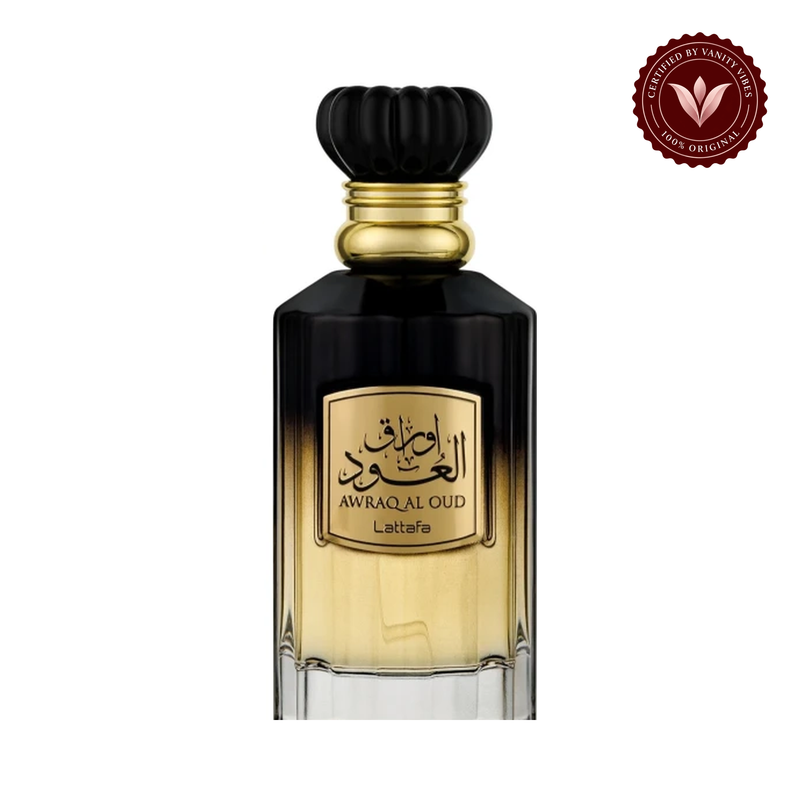 Lattafa Awraq Al Oud Eau de Parfum 100ml - Long Lasting Original Rich Oud Unisex Fragrance for Men & Women — centered hero image
