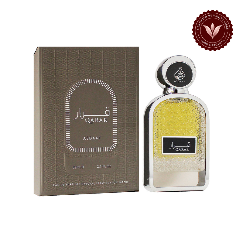 Lattafa Asdaaf Qarar Eau de Parfum 80ml - Long Lasting Original Elegant Unisex Fragrance for Men & Women — alternate product view