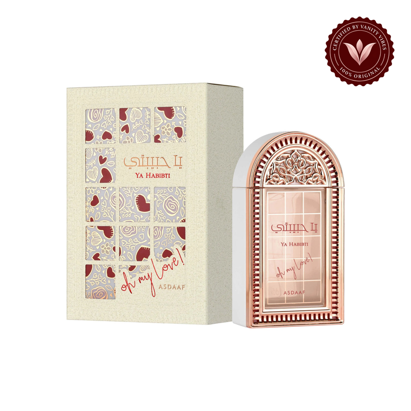 Lattafa Asdaaf Ya Habibti Eau de Parfum 100ml - Long Lasting Original Elegant Floral Fragrance for Women — alternate product view