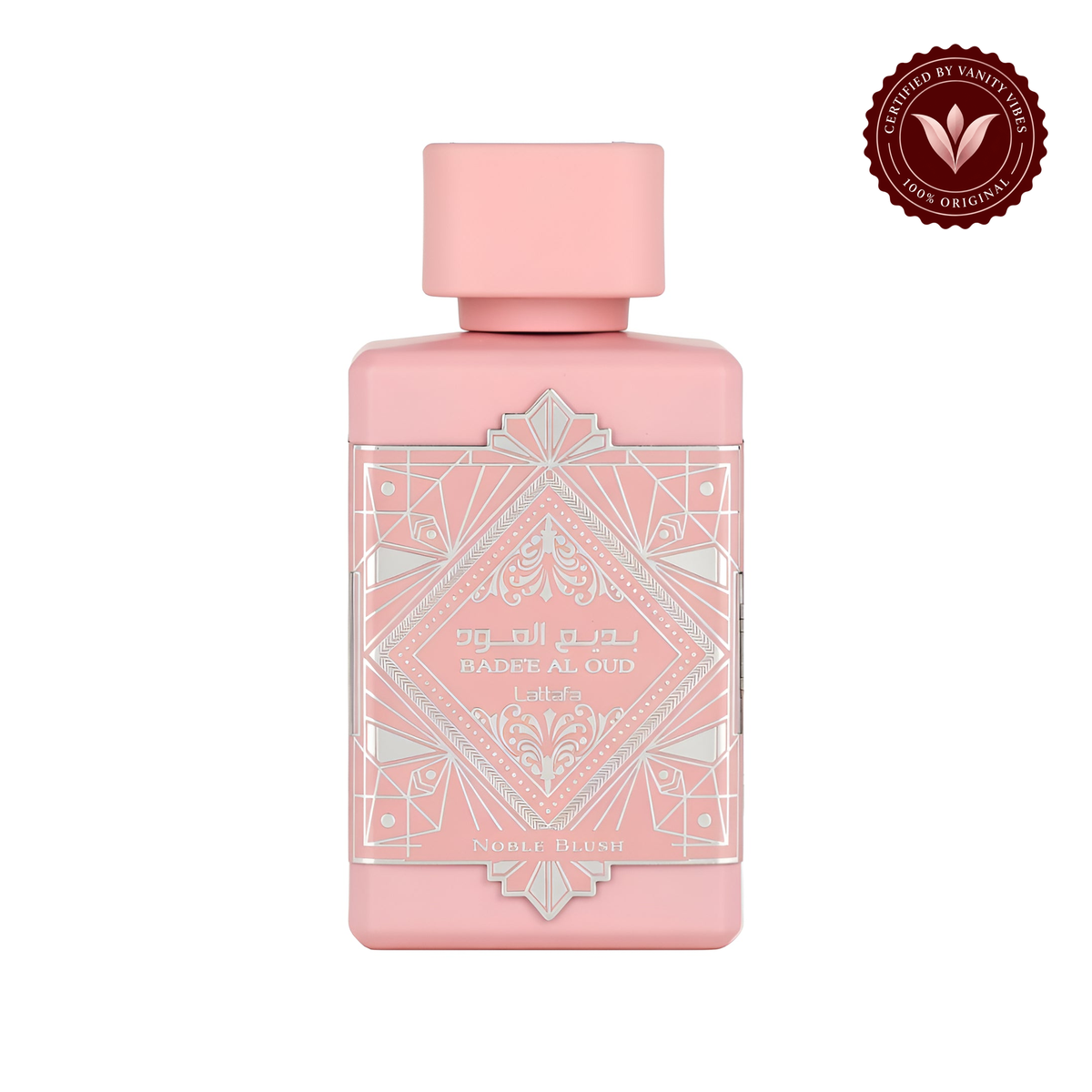 Lattafa Badee Al Oud Noble Blush Pink Eau de Parfum 100ml - Long Lasting Floral Fragrance for Women — centered hero image