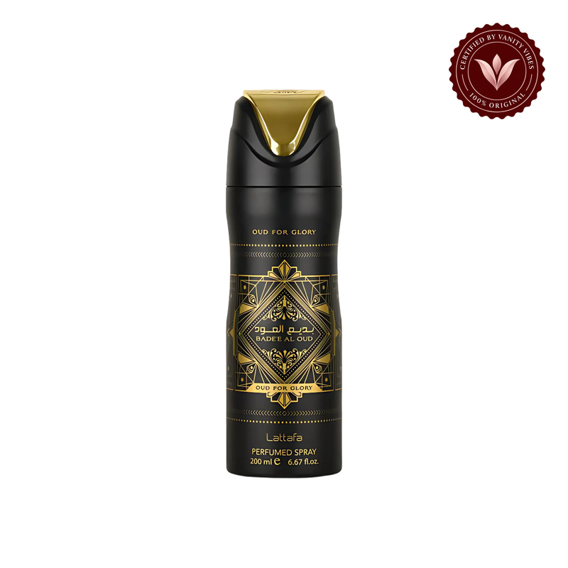Lattafa Badee Al Oud For Glory Body Spray 200 ml Long-Lasting Freshness & Intense Oud Fragrance — alternate product view