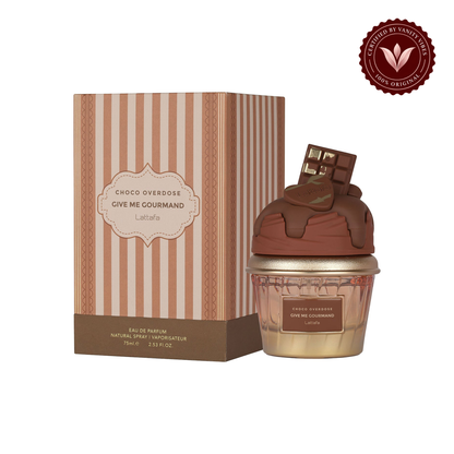 Lattafa Choco Overdose Eau de Parfum 75 ml — alternate product view on white background