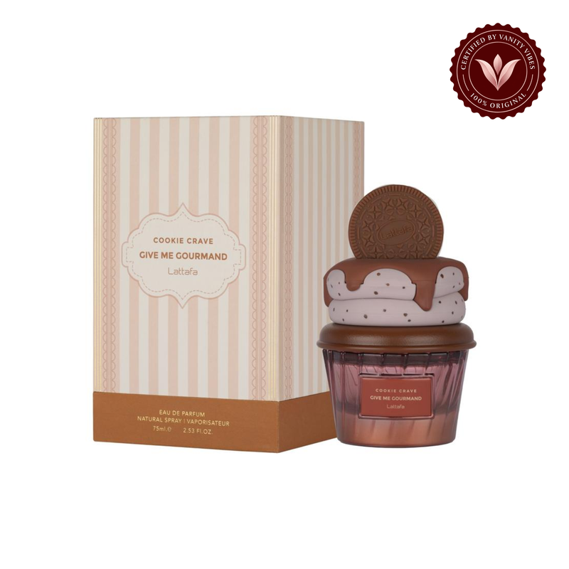 Lattafa Cookie Crave Eau de Parfum 75 ml — alternate product view on white background