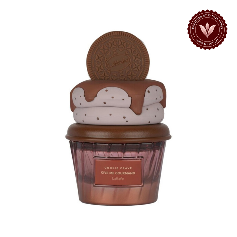 Lattafa Cookie Crave Eau de Parfum 75 ml — centered front product image on white background