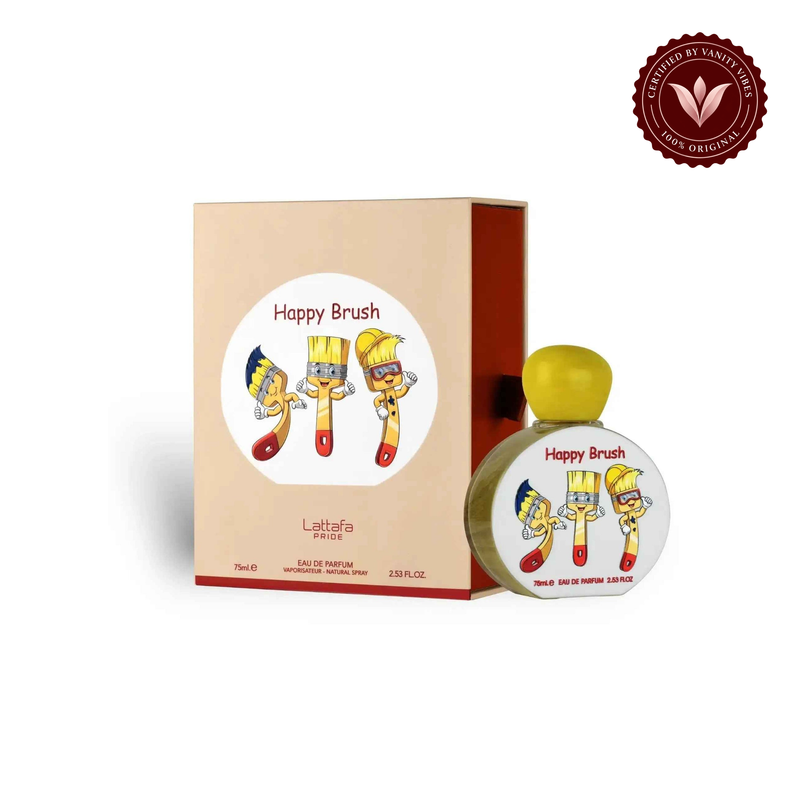 Happy Brush by Lattafa Pride EDP 75ml For Kids — alternate product image with authenticity badge