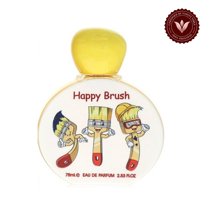 Happy Brush by Lattafa Pride EDP 75ml For Kids — front product on white with authenticity badge