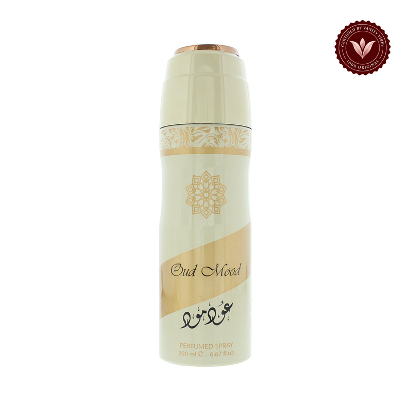 Lattafa Oud Mood Perfumed Spray 200 ml — alternate product view on white background