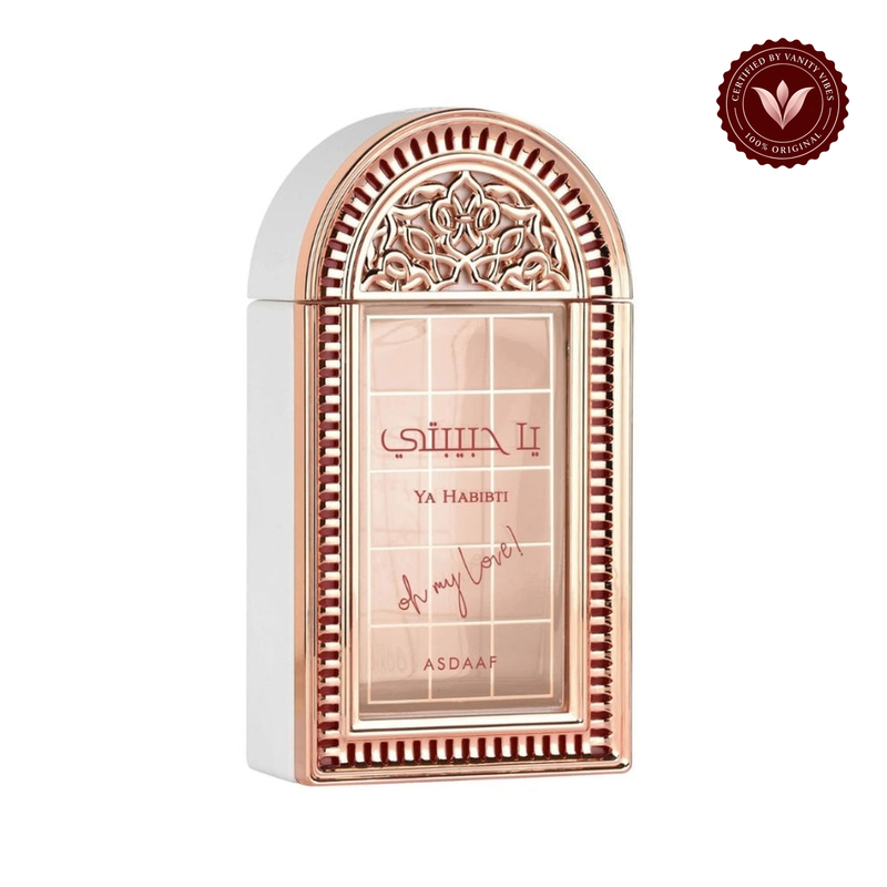 Asdaaf Ya Habibti EDP 100ml front bottle on white background — Vanity Vibes