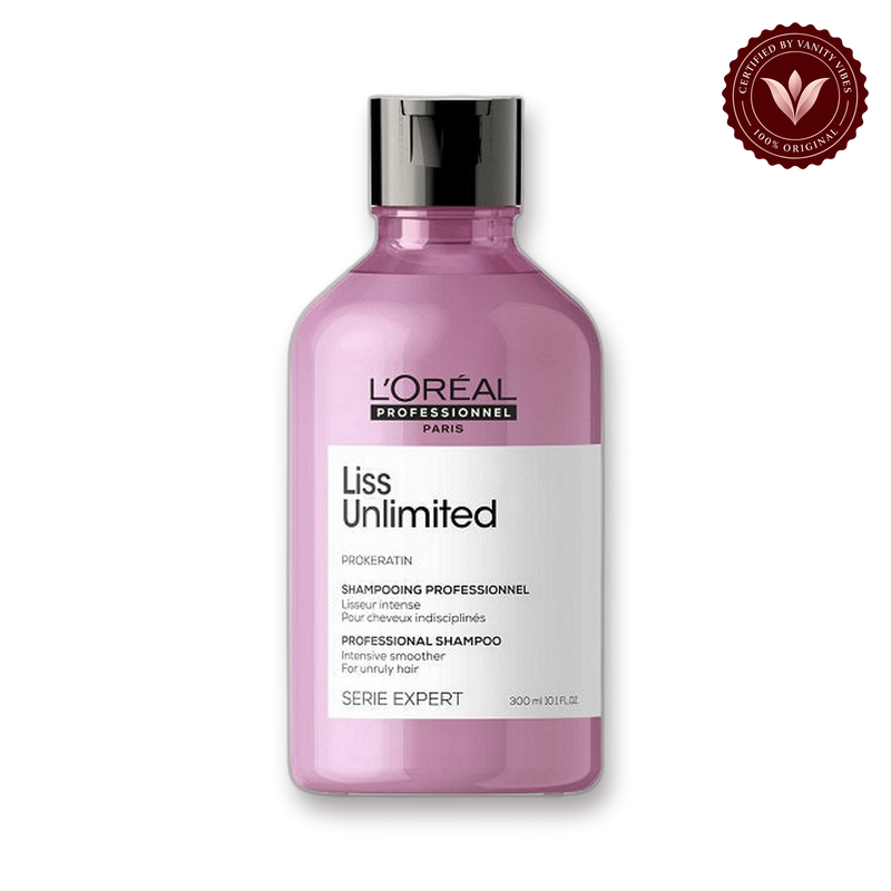 Loreal Professionnel Serie Expert Liss Unlimited Shampoo 300 ML - For Frizzy & Unruly Hair — front view