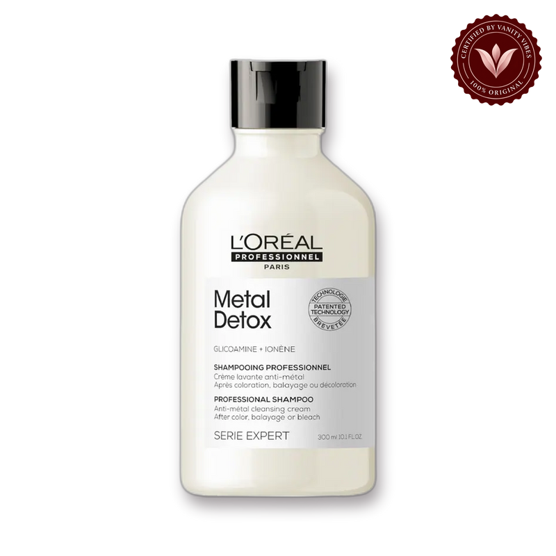 Loreal Professionnel Serie Expert Metal Detox Glicoamine + Ionene Professional Shampoo 300ml — front view