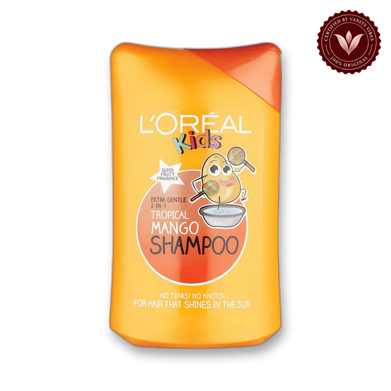 L'oreal Paris Kids Extra Gentle 2 In 1 Tropical Mango Shampoo 250ml — front view