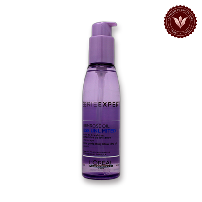 Loreal Professionnel Serie Expert Liss Unlimited Shine Perfecting Blow Dry Hair Oil 125ml — front view
