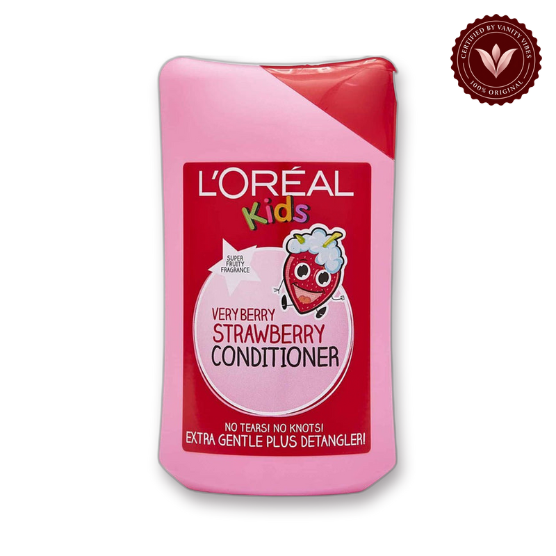 Loreal L'Oréal Kids Extra Gentle Very Berry Strawberry Conditioner 250ml — front view