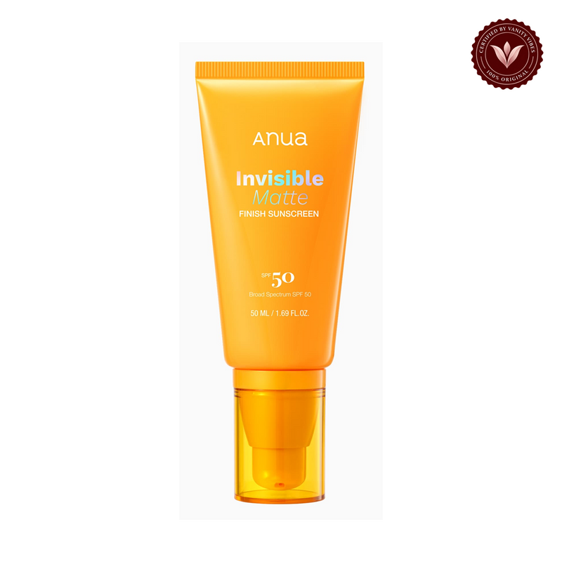 Anua Invisible Matte Finish Sunscreen SPF50 PA+++ 50ml — front product image