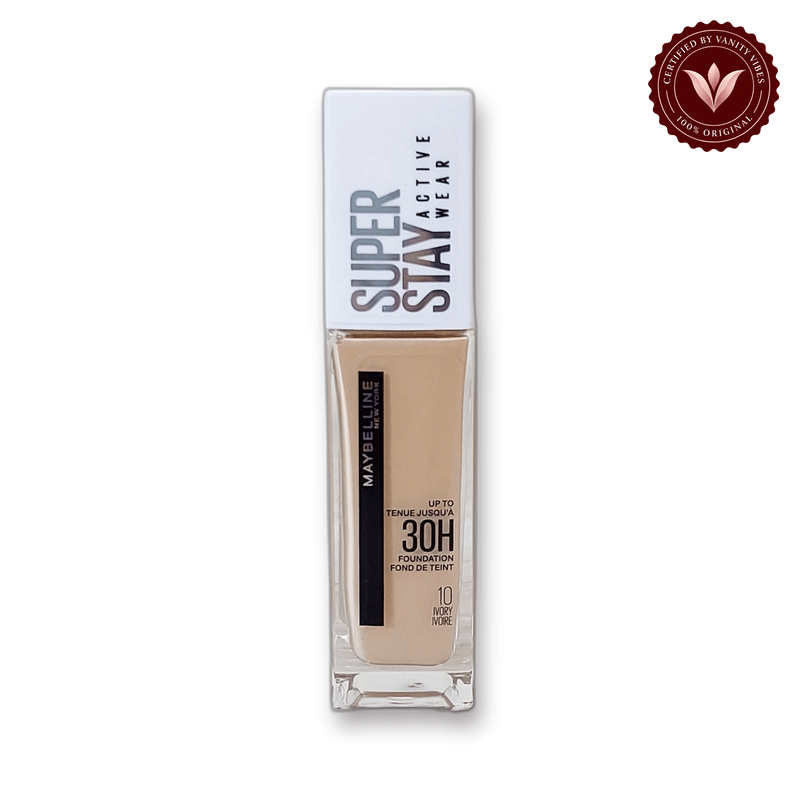 Maybelline New York Super Stay 30H Active Wear Foundation (10 Ivory) – secondary view