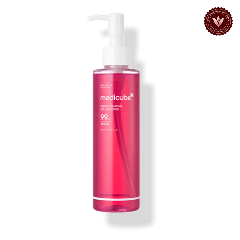 Medicube PDRN Hydrating Gel Cleanser 200ml alternate product photo with Vanity Vibes seal