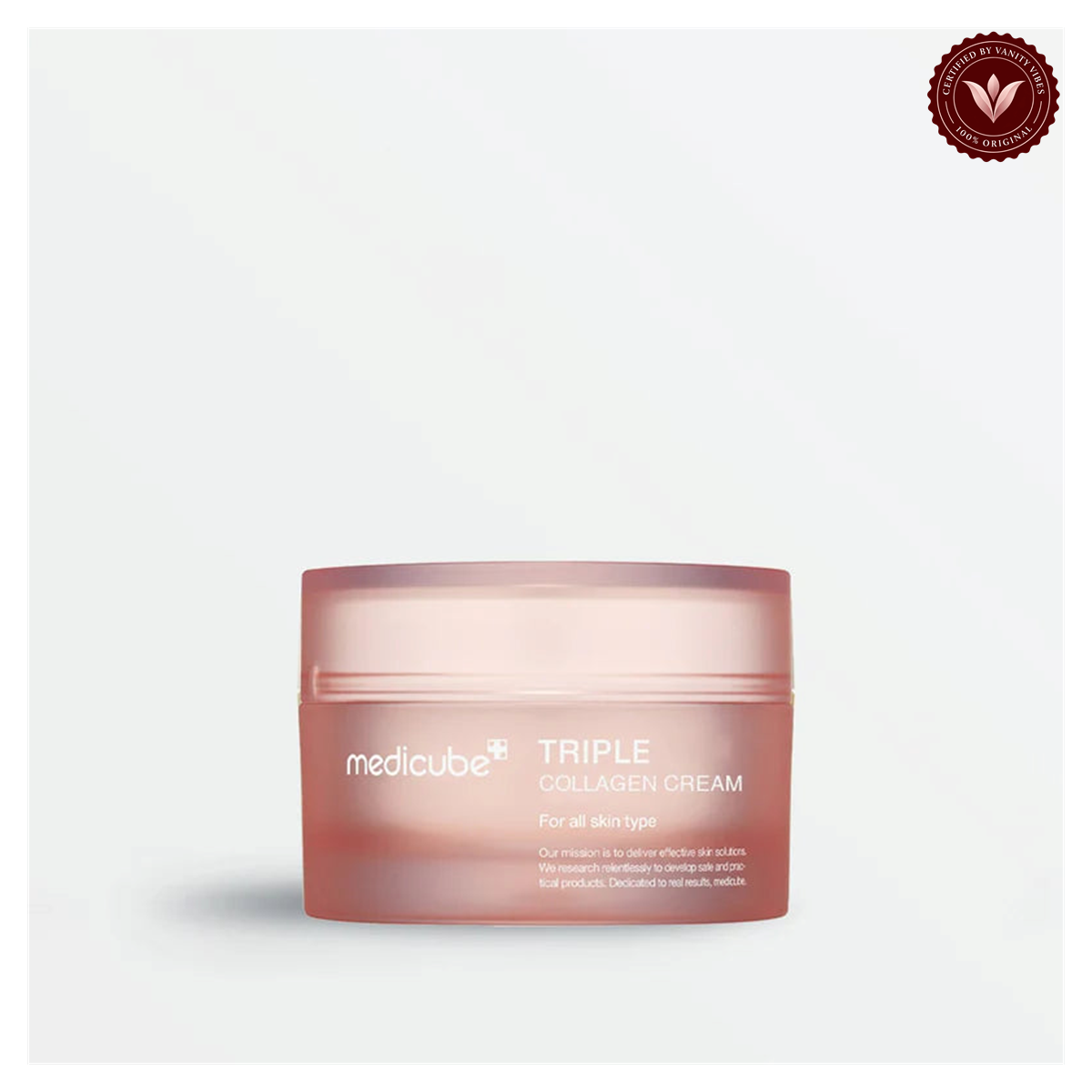 Medicube Triple Collagen Cream 50ml alternate product photo with Vanity Vibes seal