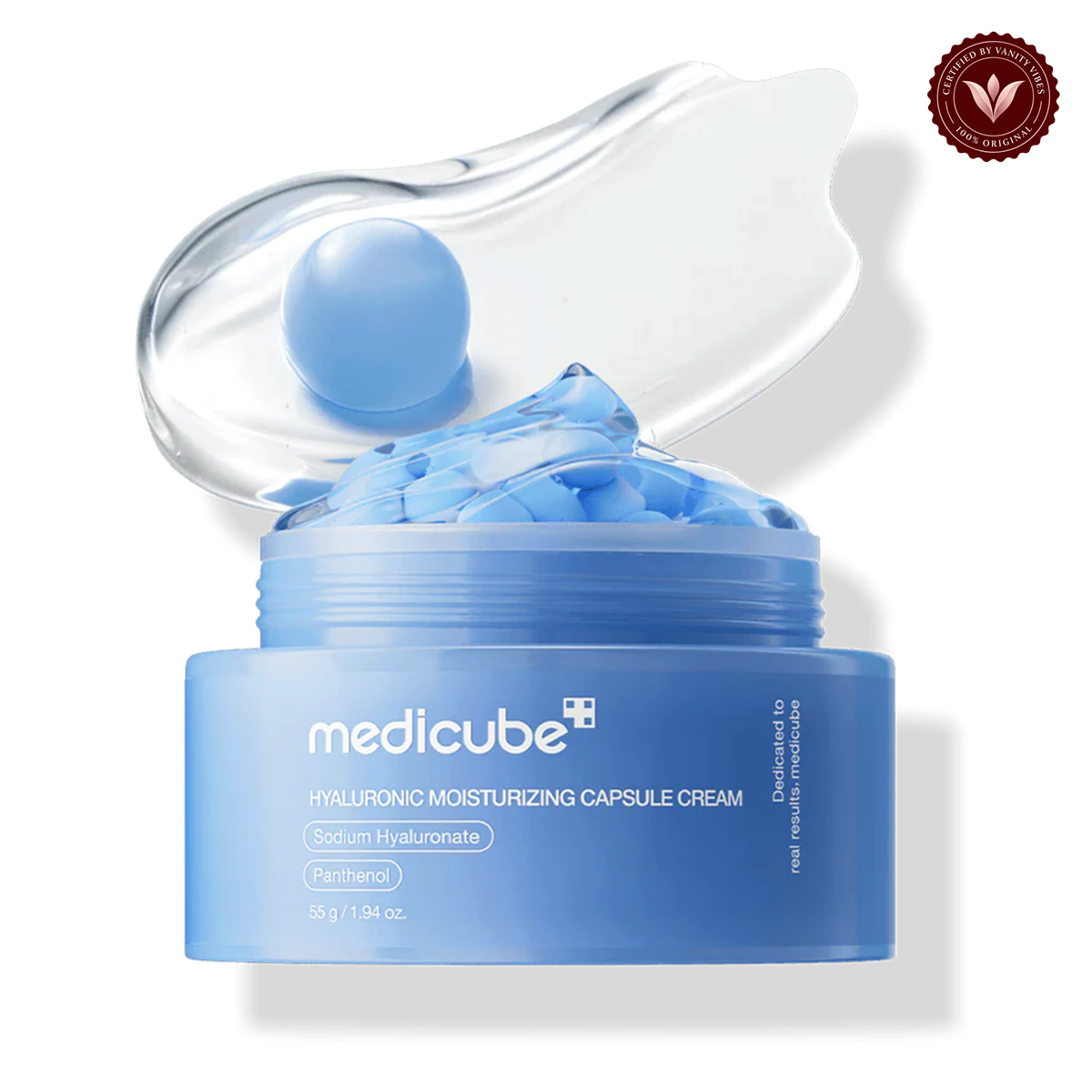 Medicube Hyaluronic Moisturizing Capsule Cream alternate product photo with Vanity Vibes seal