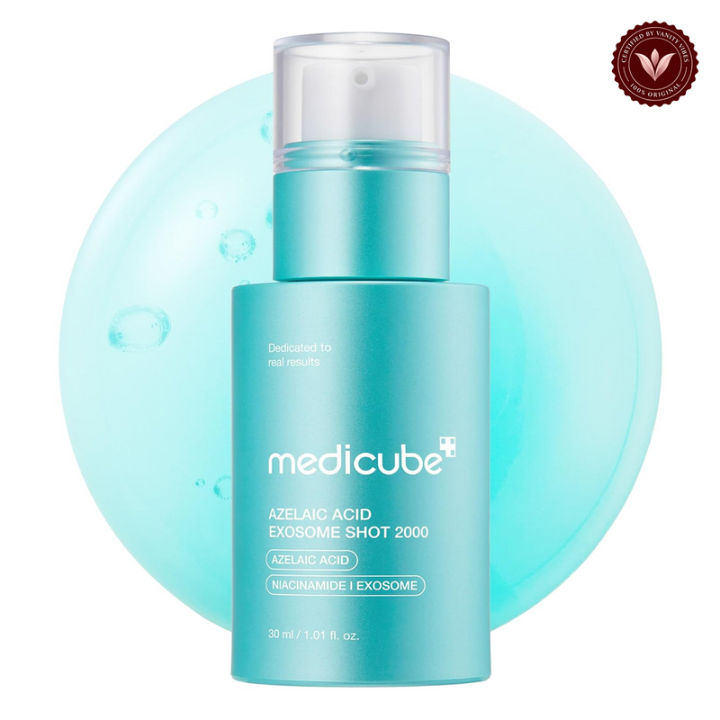 Medicube Azelaic Acid Exosome Shot Pore Ampoule 2000 30ml alternate product photo with Vanity Vibes seal