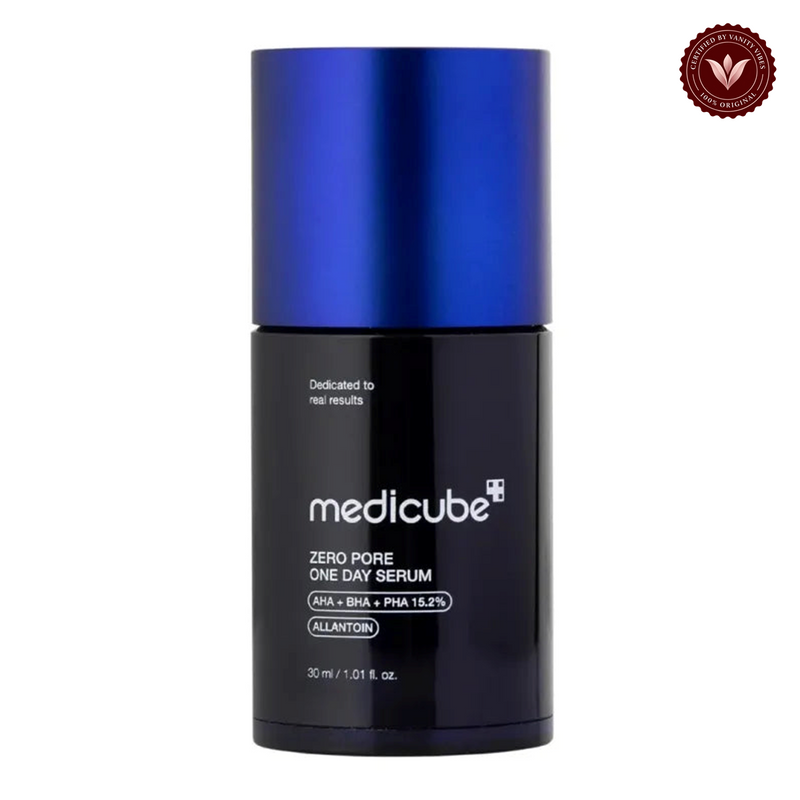 Medicube Zero Pore One Day Peptide Serum 30ml alternate product photo with Vanity Vibes seal