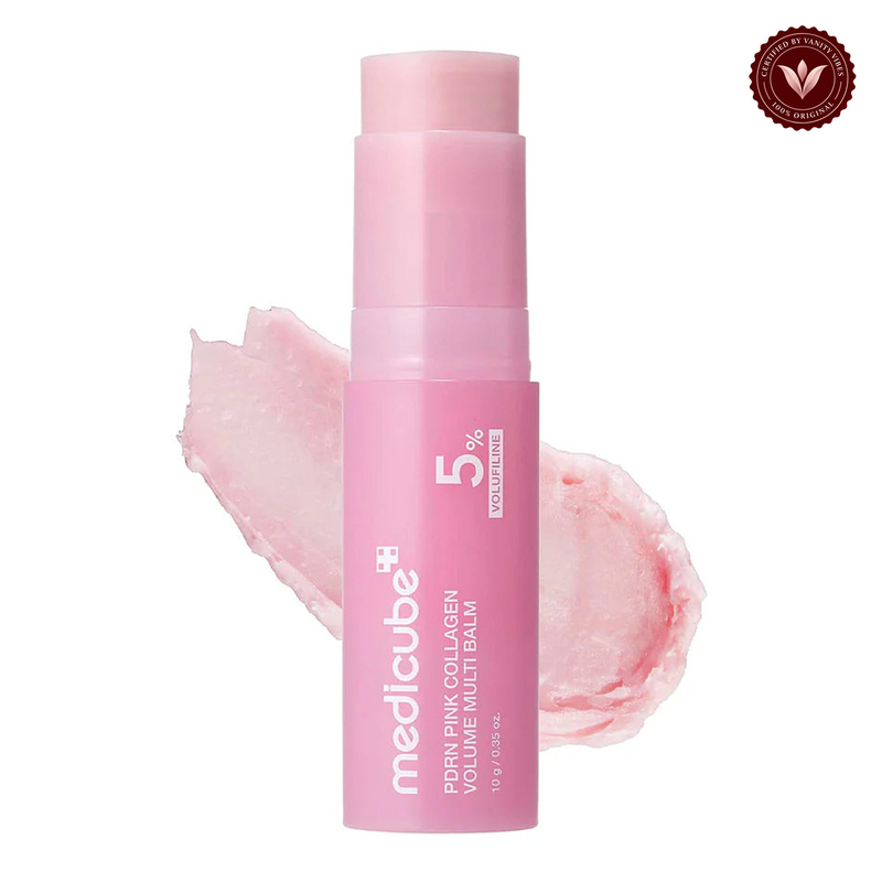 Medicube PDRN Pink Collagen Volume Multi Balm Stick 5% Volufiline 10gm alternate product photo with Vanity Vibes seal