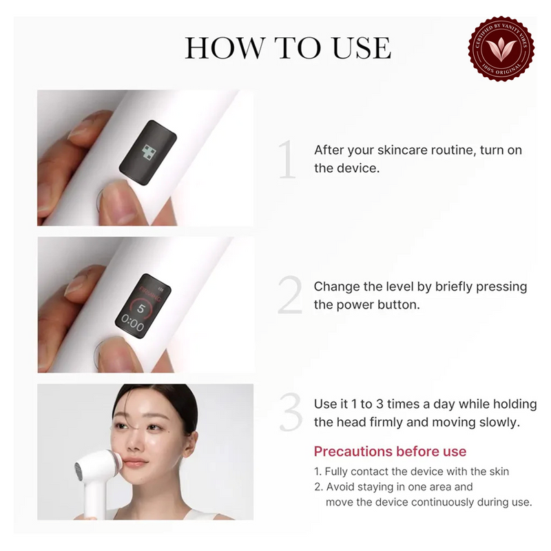 Medicube Age-R Ultra Tune 40.68 Beauty Device 1 Piece alternate product photo with Vanity Vibes seal