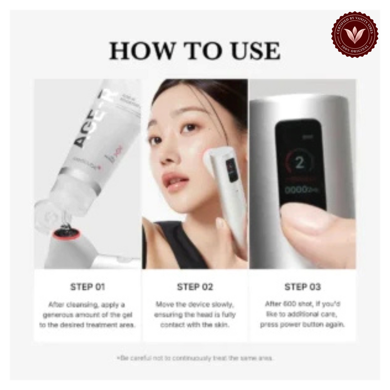 Medicube Age-R High Focus Shot Beauty Device 1 Piece alternate product photo with Vanity Vibes seal