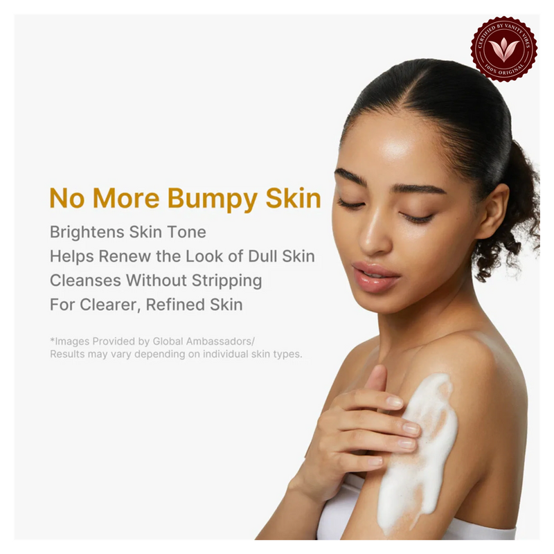 Medicube Kojic Acid Turmeric Vita Brightening Body Wash 400ml alternate product photo with Vanity Vibes seal