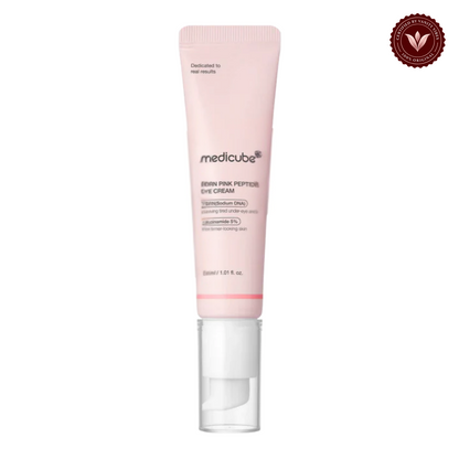 Medicube PDRN Pink Peptide Eye Cream 30ml alternate product photo with Vanity Vibes seal