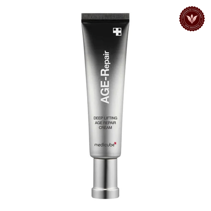 Medicube Age-Repair Deep Lifiting Cream - 30ml front product photo with Vanity Vibes seal