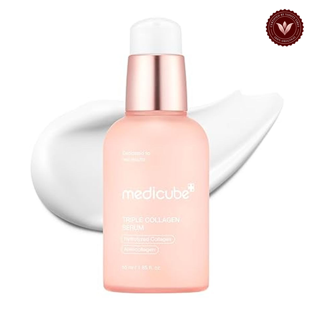 Medicube Triple Collagen Serum 55ml alternate product photo with Vanity Vibes seal