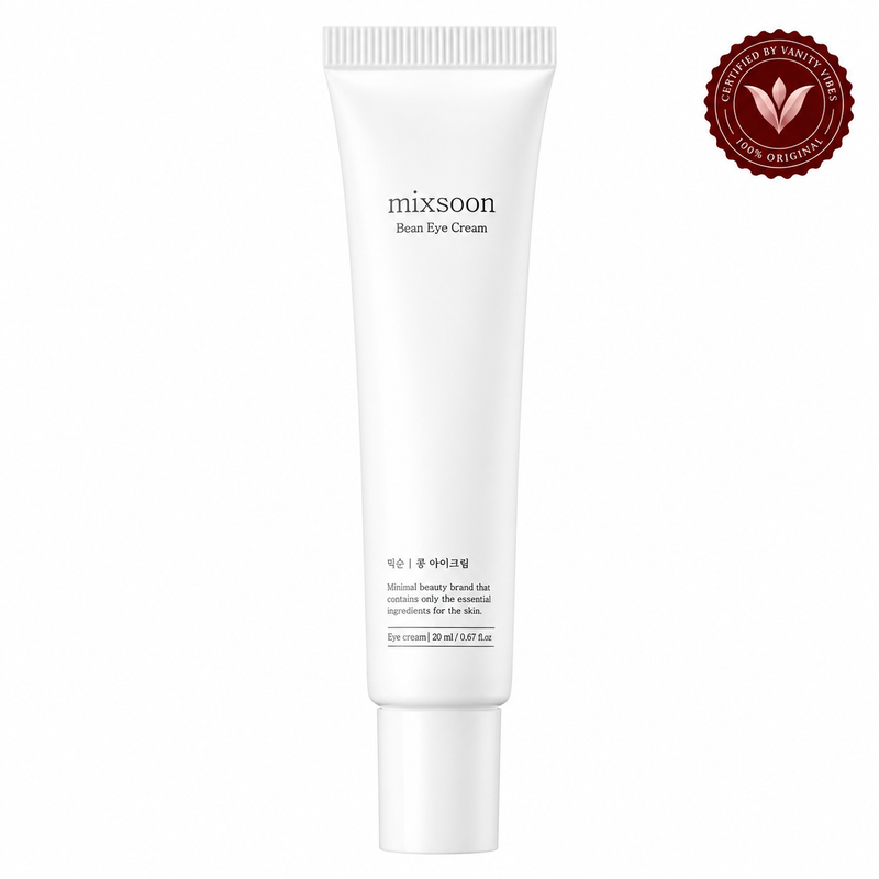 Mixsoon Bean Eye Cream 20ml | Korean Eye Care Cream in Pakistan front-facing product image with Vanity Vibes badge