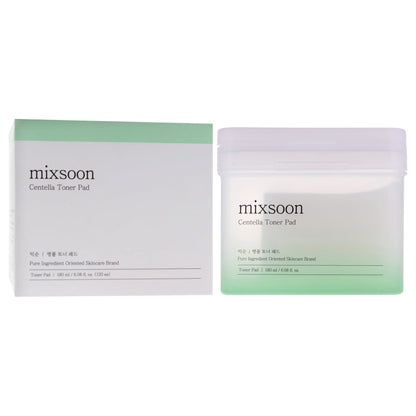 Mixsoon Centella Toner Pad 120 Pads | K-Beauty Facial Pads Pakistan product and packaging on clean white background