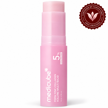 Medicube PDRN Pink Collagen Volume Multi Balm 10g on white with Vanity Vibes stamp