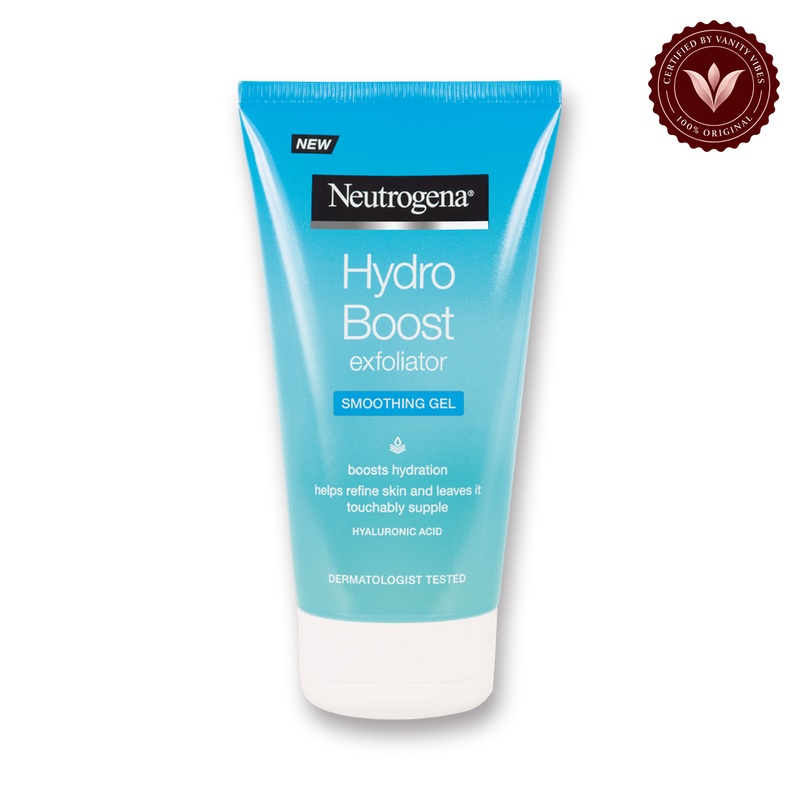 Neutrogena Neutrogena Hydro Boost Exfoliator Smoothing Gel, 150 ml front product image with transparent background