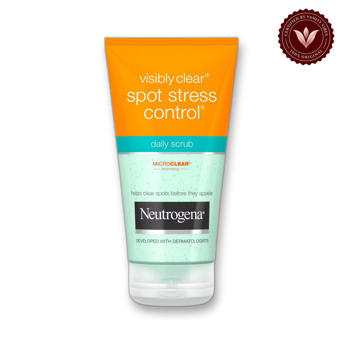 Neutrogena Visibly Clear Spot Stress Daily Scrub 150ml – front view