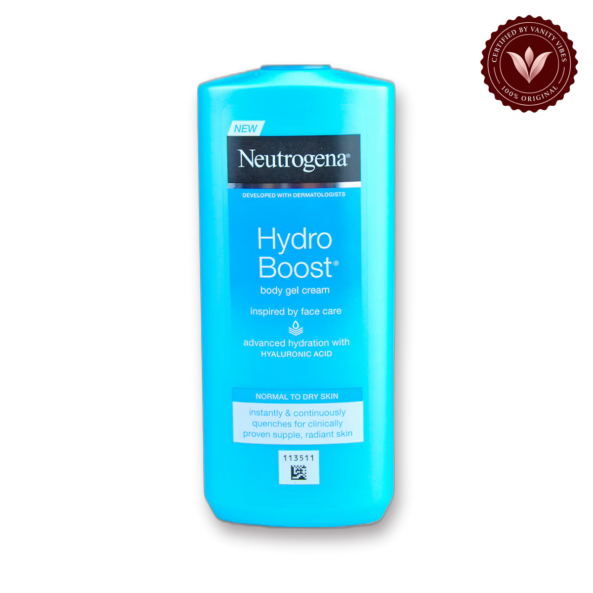 Neutrogena Neutrogena Hydro Boost Body Gel Cream for Normal Skin - 250ml alternate product image with transparent background