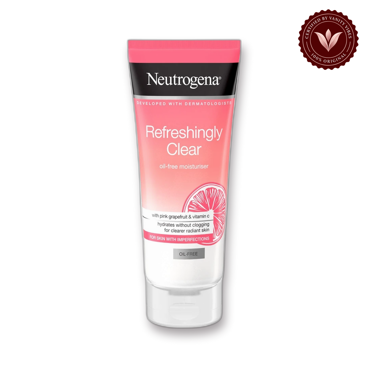Neutrogena Neutrogena Refreshingly Clear Pink Grapefruit Oil-Free Moisturiser, 50ml alternate product image with transparent background