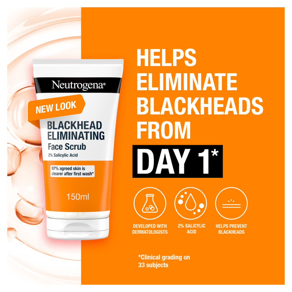 Neutrogena Blackhead Eliminating Facial Scrub 150ml — product photo