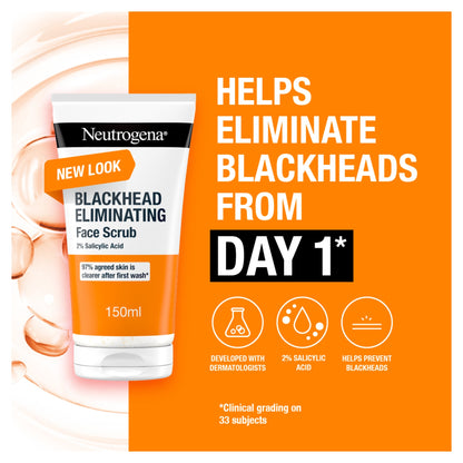 Neutrogena Blackhead Eliminating Facial Scrub 150ml — product photo