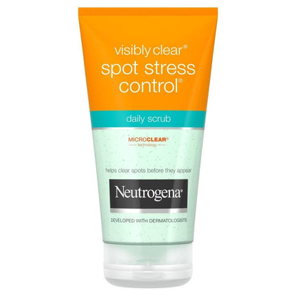 Neutrogena Visibly Clear Spot Stress Daily Scrub 150ml — front product photo