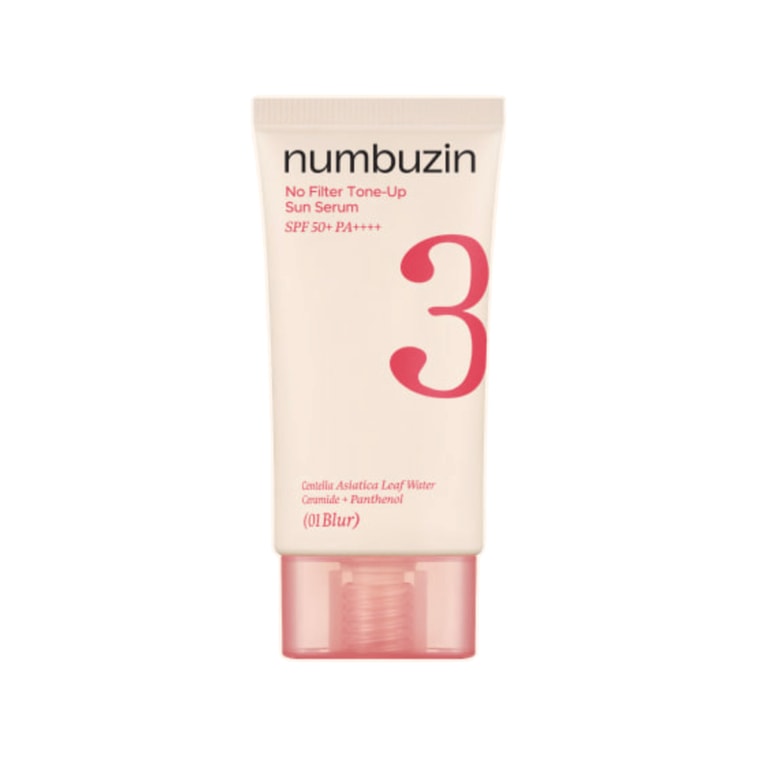 Numbuzin No.3 No Filter Tone-Up Sun Serum SPF50+ 50ml additional product image