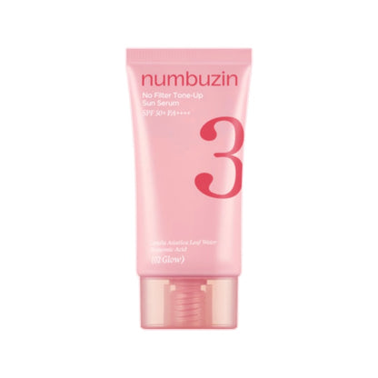 Numbuzin No.3 No Filter Tone-Up Sun Serum SPF50+ 50ml additional shade image