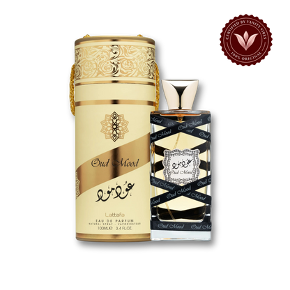 Lattafa Oud Mood Eau de Parfum 100ml - Long Lasting Rich Oud Unisex Fragrance for Men & Women