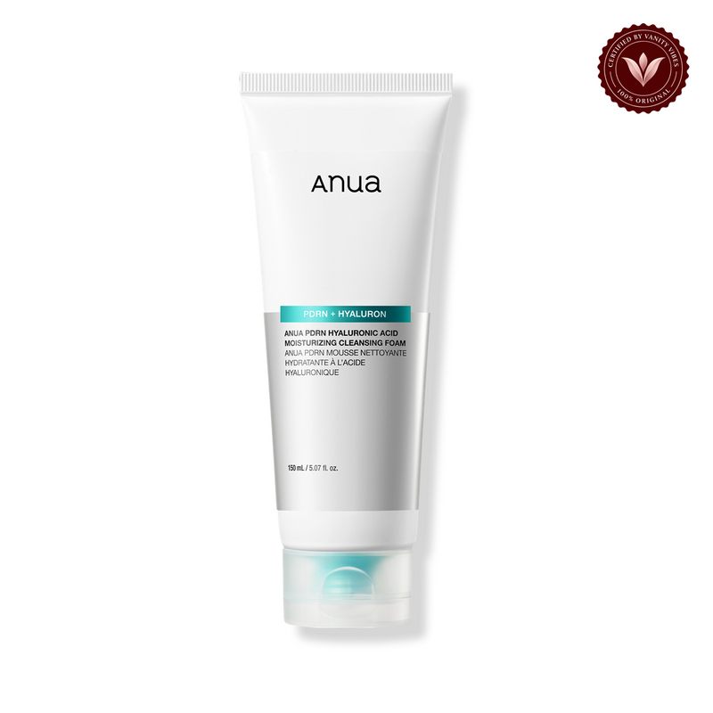 Anua Anua PDRN Hyaluronic Acid Moisturizing Cleansing Foam 150ml — Vanity Vibes branded product photo 2